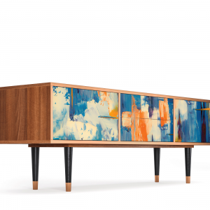 Sideboard - STORYZ - T4 Abstract Expressionism - Walnut