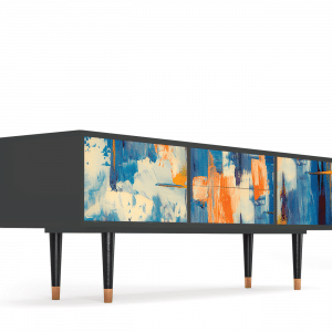 Sideboard - STORYZ - T4 Abstract Expressionism - Antracite