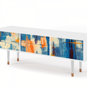 Sideboard - STORYZ - T4 Abstract Expressionism - White