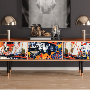Sideboard - STORYZ - T4 Le Séchage des voiles  - Walnut