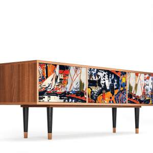 Sideboard - STORYZ - T4 Le Séchage des voiles  - Walnut