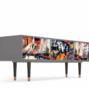 Sideboard - STORYZ - T4 Le Séchage des voiles - Grey