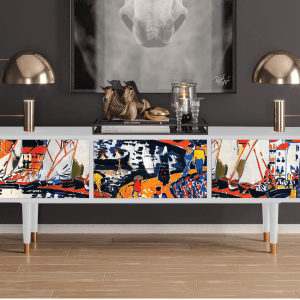 Sideboard - STORYZ - T4 Le Séchage des voiles  - White