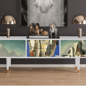 Sideboard - STORYZ - T4 The Cubist Paintings  - White