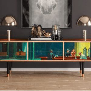 Sideboard - STORYZ - T4 Nighthawks by Hopper - Walnut