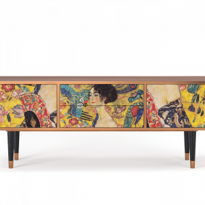 Sideboard - STORYZ - T4 Lady with Fan by Klimt - Walnut