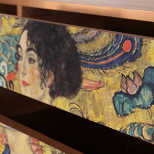 Sideboard - STORYZ - T4 Lady with Fan by Klimt - Walnut