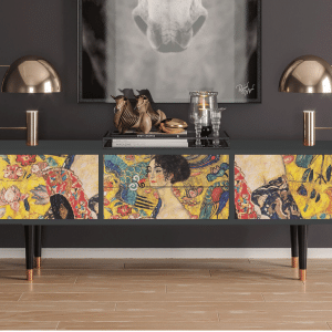 Sideboard - STORYZ - T4 Lady with Fan by Klimt - Antracite