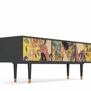 Sideboard - STORYZ - T4 Lady with Fan by Klimt - Antracite