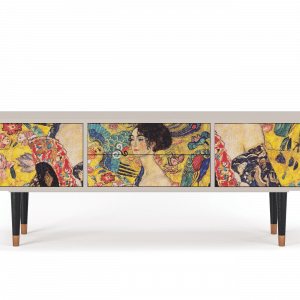 Sideboard - STORYZ - T4 Lady with Fan by Klimt - Sand
