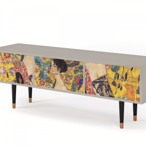 Sideboard - STORYZ - T4 Lady with Fan by Klimt - Sand