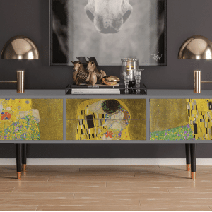 Sideboard - STORYZ - T4 The Kiss by Klimt  - Grey