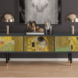 Sideboard - STORYZ - T4 The Kiss by Klimt  - Antracite