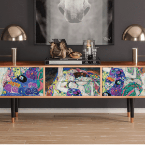 Sideboard - STORYZ - T4 The Maiden by Klimt - Walnut