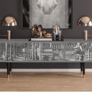 Sideboard - STORYZ - T4 View of the Piazza - Grey