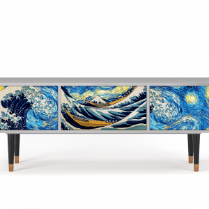 Sideboard - STORYZ - T4 Great Wave - Grey