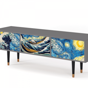 Sideboard - STORYZ - T4 Great Wave - Grey