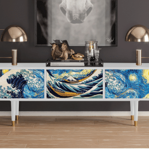 Sideboard - STORYZ - T4 Great Wave - White
