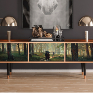 Sideboard - STORYZ - T4  Rain in the Oak Forest - Walnut