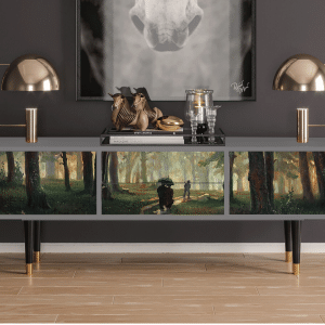 Sideboard - STORYZ - T4  Rain in the Oak Forest - Grey