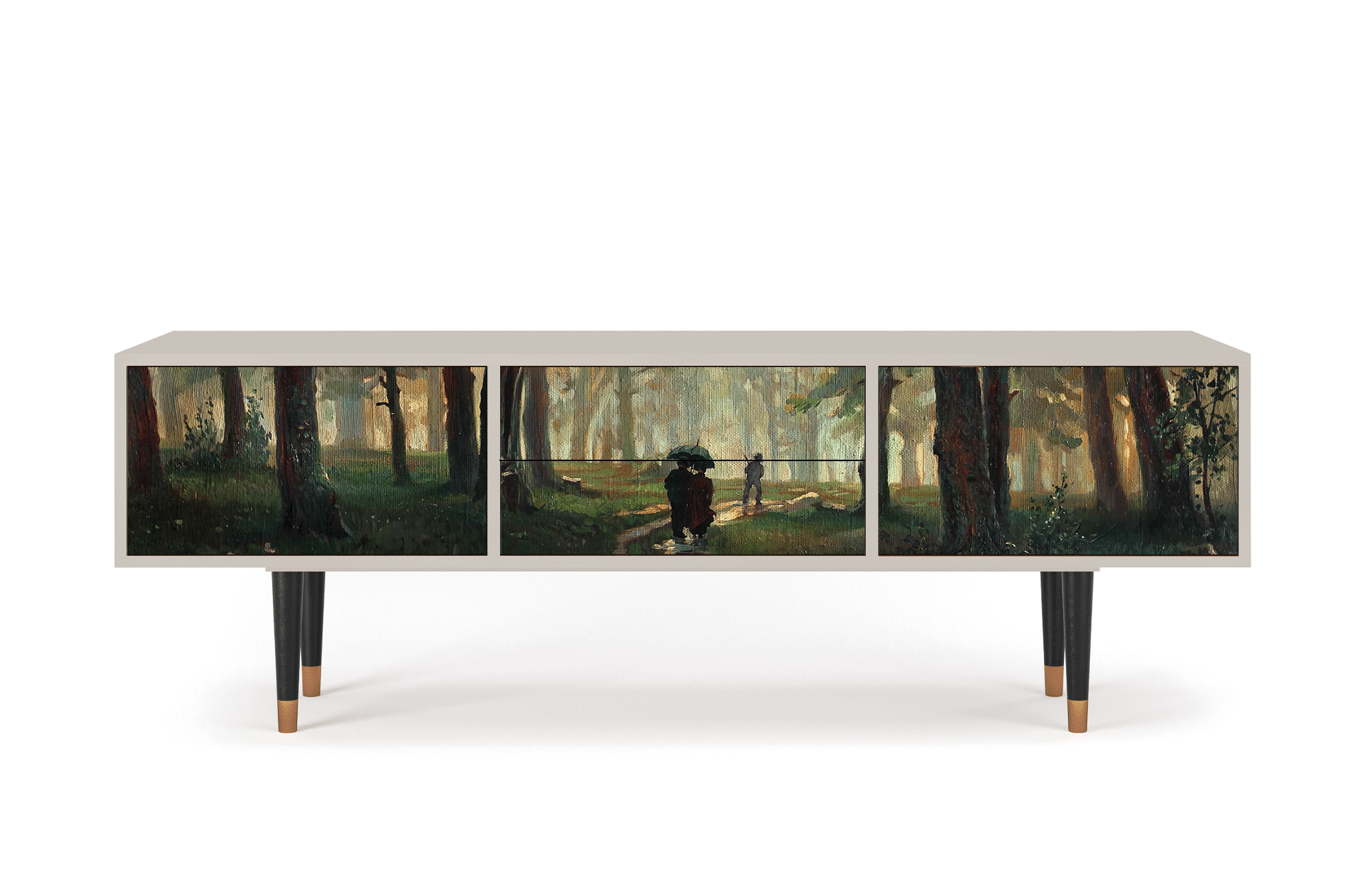 Sideboard – STORYZ – T4 Rain in the Oak Forest – Sand Sideboard - STORYZ - T4 Rain in the Oak Forest - Sand