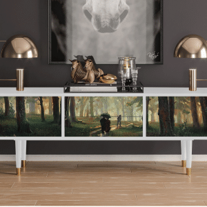 Sideboard - STORYZ - T4  Rain in the Oak Forest - White