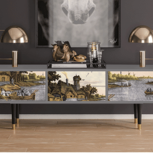 Sideboard - STORYZ - T4 Mill along a River - Grey