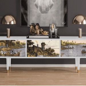 Sideboard - STORYZ - T4 Mill along a River - White
