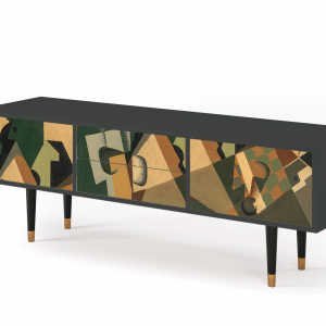 Sideboard - STORYZ - T4 Glass and Checkerboard - Antracite