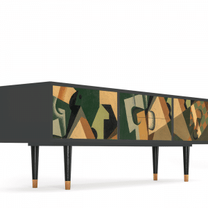 Sideboard - STORYZ - T4 Glass and Checkerboard - Antracite