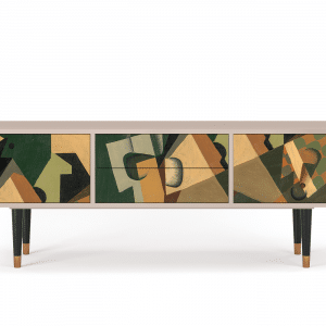 Sideboard - STORYZ - T4 Glass and Checkerboard - Latte