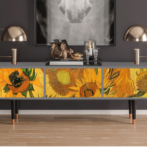 Sideboard - STORYZ - T4 Sunflowers - Grey