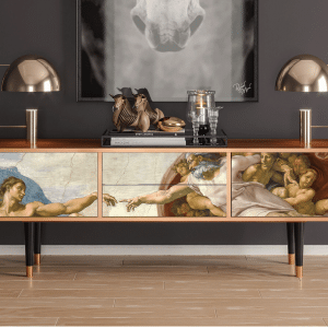Sideboard - STORYZ - T4 The Creation of Adam - Walnut