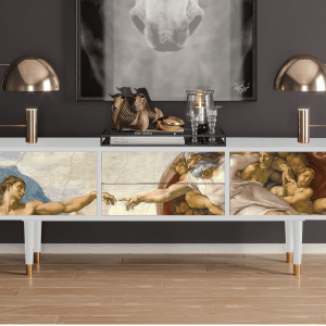 Sideboard - STORYZ - T4 The Creation of Adam - White
