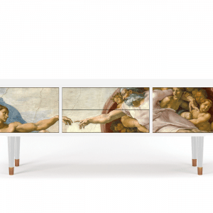Sideboard - STORYZ - T4 The Creation of Adam - White