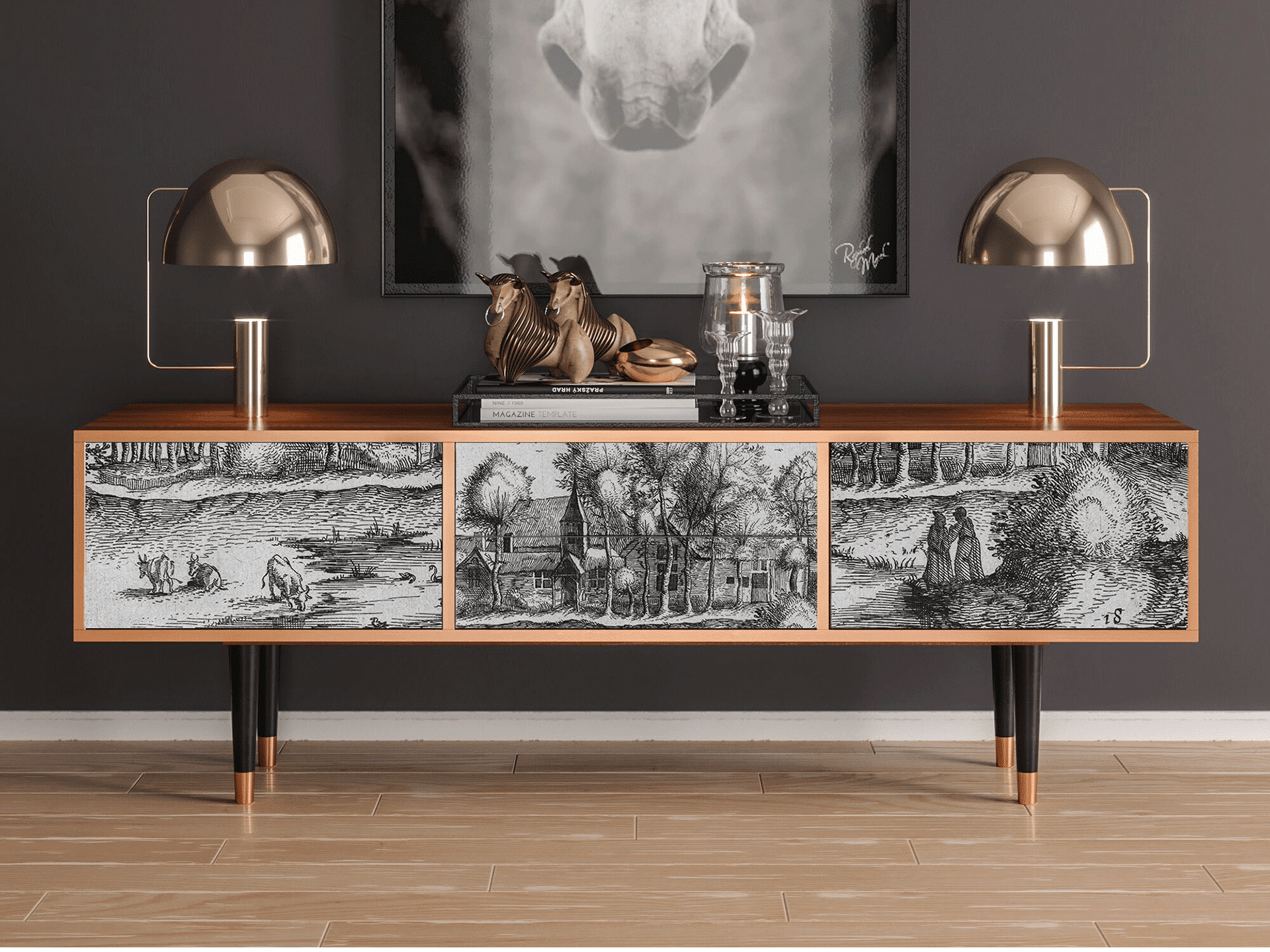 Sideboard - STORYZ - T4 A Pond - Walnut