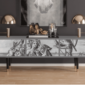 Sideboard - STORYZ - T4 Blau Schuyte - Grey