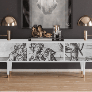 Sideboard - STORYZ - T4 Blau Schuyte - White