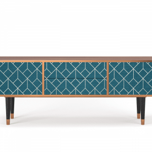 Sideboard - STORYZ - T4 Turquoise Geometry - Walnut