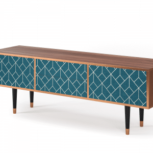 Sideboard - STORYZ - T4 Turquoise Geometry - Walnut