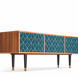 Sideboard - STORYZ - T4 Turquoise Geometry - Walnut