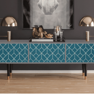 Sideboard - STORYZ - T4 Turquoise Geometry - Grey