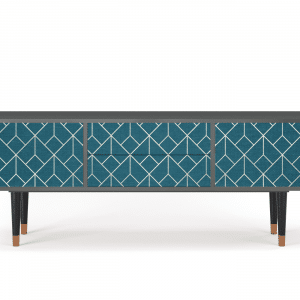 Sideboard - STORYZ - T4 Turquoise Geometry - Antracite