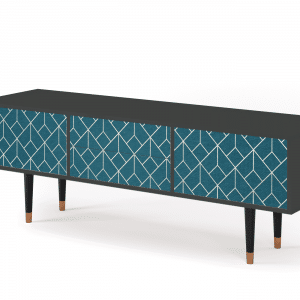 Sideboard - STORYZ - T4 Turquoise Geometry - Antracite
