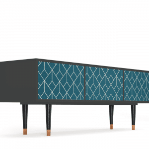 Sideboard - STORYZ - T4 Turquoise Geometry - Antracite