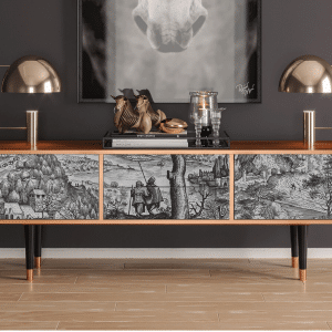 Sideboard - STORYZ - T4 Milites Requiescentes - Walnut