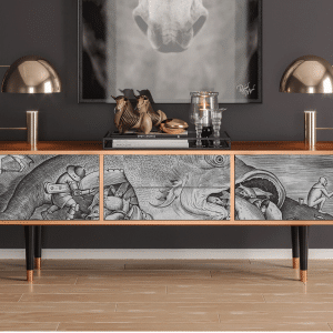 Sideboard - STORYZ - T4 Big Fish Eat Little - Walnut