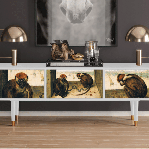 Sideboard - STORYZ - T4 Two Monkeys - White