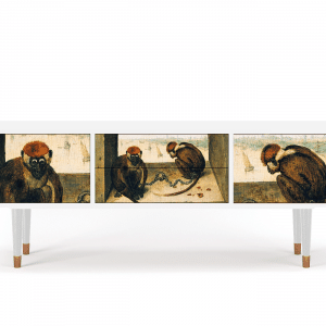Sideboard - STORYZ - T4 Two Monkeys - White