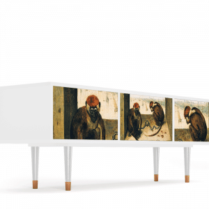 Sideboard - STORYZ - T4 Two Monkeys - White